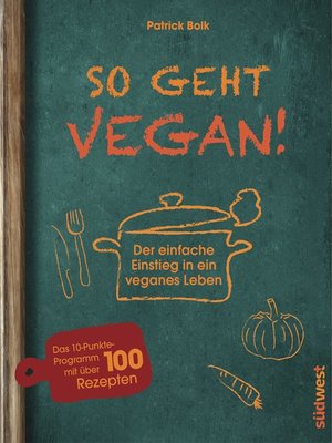 cover image of So geht vegan!